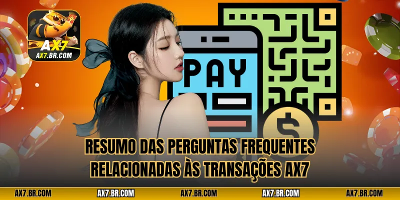 Resumo das perguntas frequentes relacionadas às transações AX7